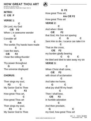 how great thou art chords and lyrics what if the song had been written in a different time period?